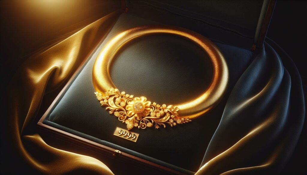 9999 gold jewelry